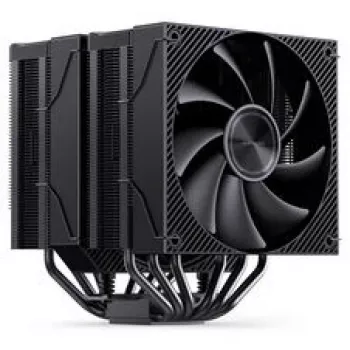 Arrefecedor de CPU Jonsbo CA90 Dual-Tower com 1× ventoinha PWM ARGB de 130 mm e 1× de 120 mm, preto