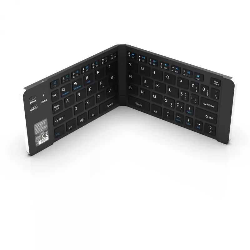 Teclado sem fios Inca IBK-579BT Bluetooth 66 teclas Metallic prateado