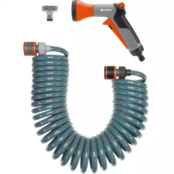 Gardena - Conjunto de mangueira espiral - 10,0 m - 9 mm de diâmetro (04647-20)
