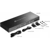 Switch de rede TP-Link Omada SG5428X gerido L3 Gigabit Ethernet (10/100/1000) preto