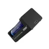Carregador de baterias Li-Ion XTAR de dois slots para células 18650, entrada USB-C, 2 slots, preto, indicadores LED