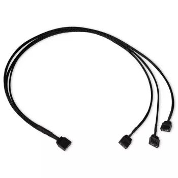 Cabo divisor RGB em Y Alphacool 18707 5V preto 600mm