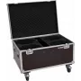 Flightcase Roadinger 4x LED TMH-X4 com rodas — estojo de proteção para 4 projetores LED TMH-X4
