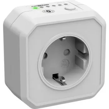 Ansmann Tomada Zero Watt AES1 branco com temporizador sem consumo em standby