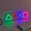 Painel de luz néon para gaming MANTA SNL111MT – símbolos LED decorativos para setup de gaming