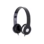 Headset Rebeltec City auscultadores universais com microfone preto RBLSLU00020