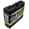 Fogão de campismo portátil a gás ELICO BDZ-155B para cartuchos de 2,2 kW, acendimento piezoelétrico.
