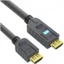 PureLink OneAV PI2010-250 Cabo HDMI com Ethernet ficha HDMI para ficha HDMI 25 m Isolamento triplo Preto