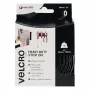 Fita adesiva Velcro extra forte autoadesiva, gancho e veludo 50mm x 1m preto
