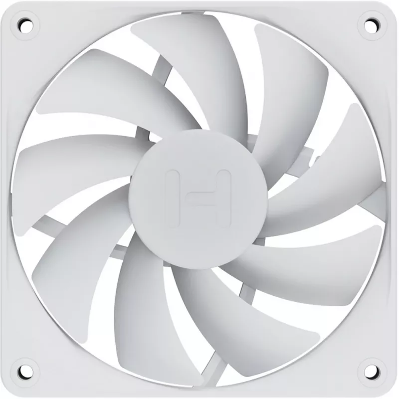 Ventoinha de caixa 120 mm HYTE FA12 branco pack de 4 — 120 mm, branco, modelo FA12