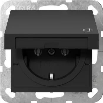 GIRA 4454005 SCHUKO KD System 55 preto (4454005)