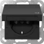 GIRA 4454005 SCHUKO KD System 55 preto (4454005)