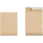 Herlitz 797506 envelope de expedição com fole B4, sem janela, castanho, 130 g/m², autoadesivo