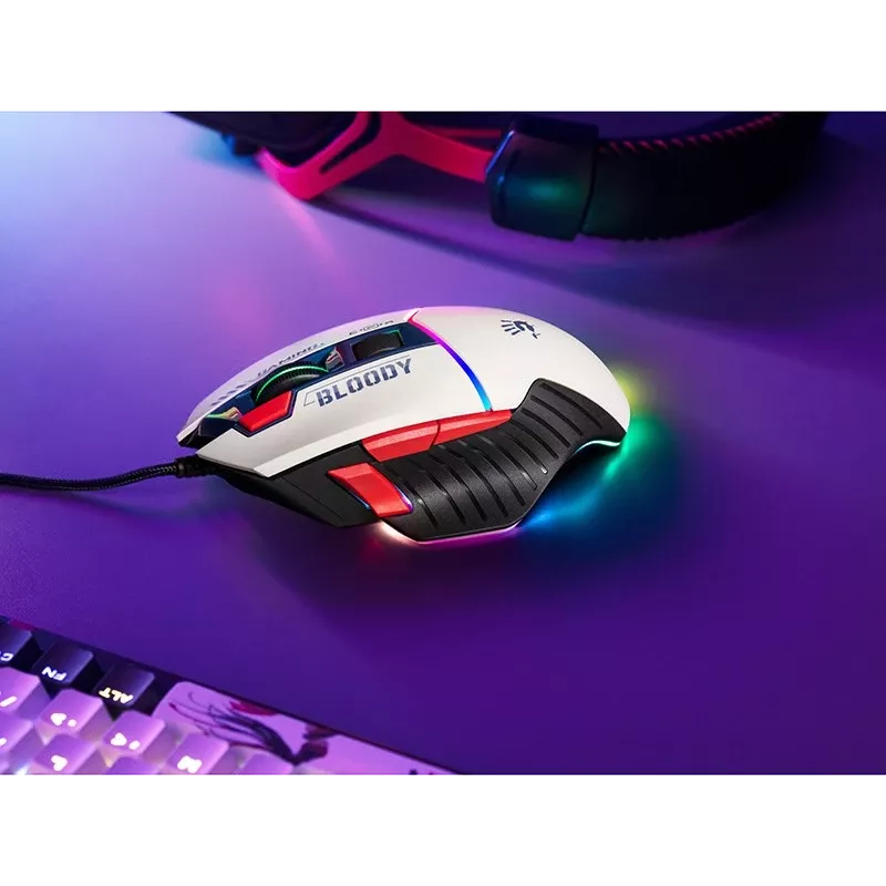Rato gaming com fio A4Tech Bloody W95 Max, USB, Sports Navy, 12000 CPI