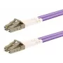 Cabo de fibra ótica LOGON AL5LCLC07I/4I OM4 7 m LC–LC duplex violeta