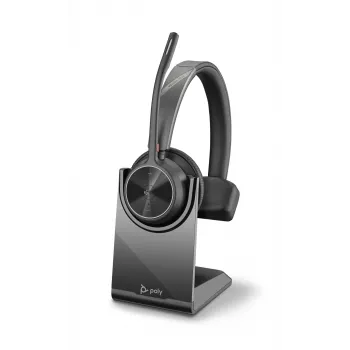 HP Poly Poly Voyager 4300 UC Series 4310 - Para Microsoft Teams - Headset - On-Ear - Bluetooth - sem fios - USB-A - Certificado para Microsoft Teams (2