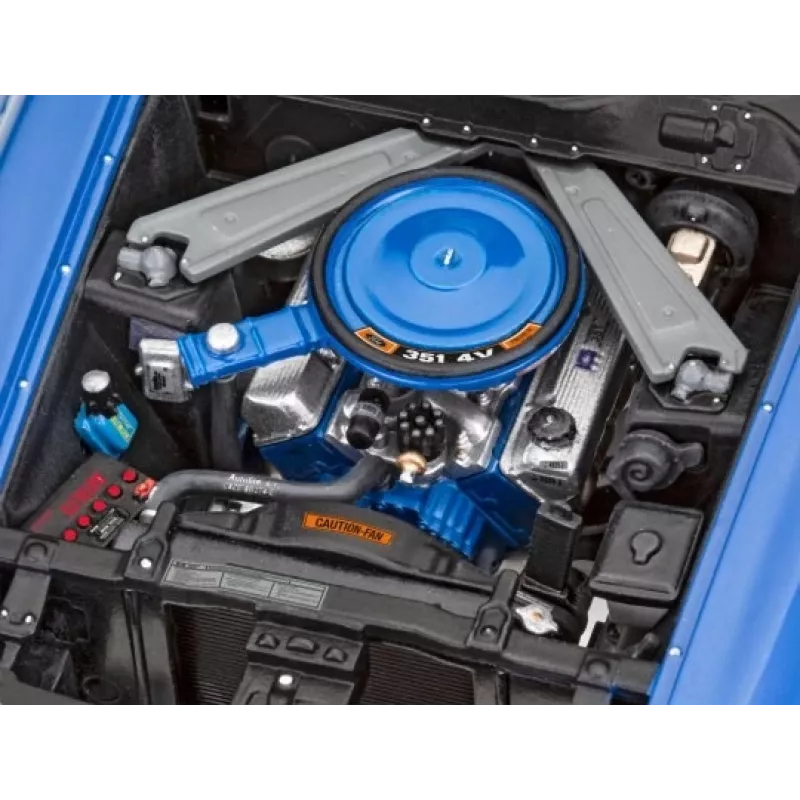 Maquete em plástico REVELL Ford Mustang Boss 351 kit à escala 1:25