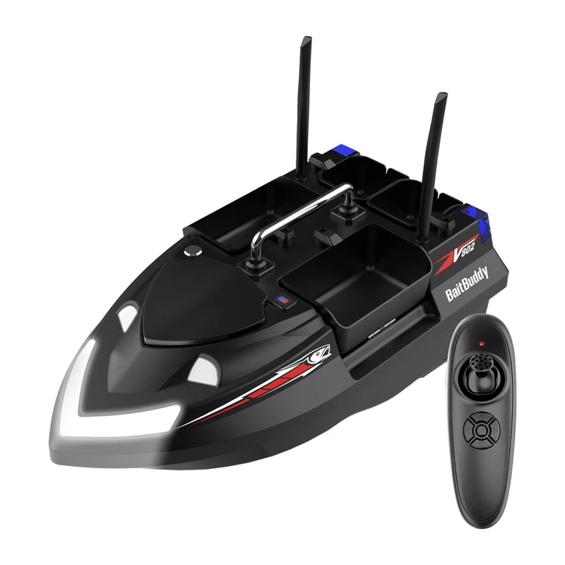 Barco isco Flytec V802 com bateria de 12000 mAh, preto