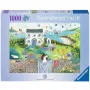 Puzzle Ravensburger Coastal Cottage 1000 peças, 700 mm de largura, 2 mm de espessura