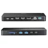Docking station UNITEK D1104A01 USB4 Com fios 100 W Power Delivery
