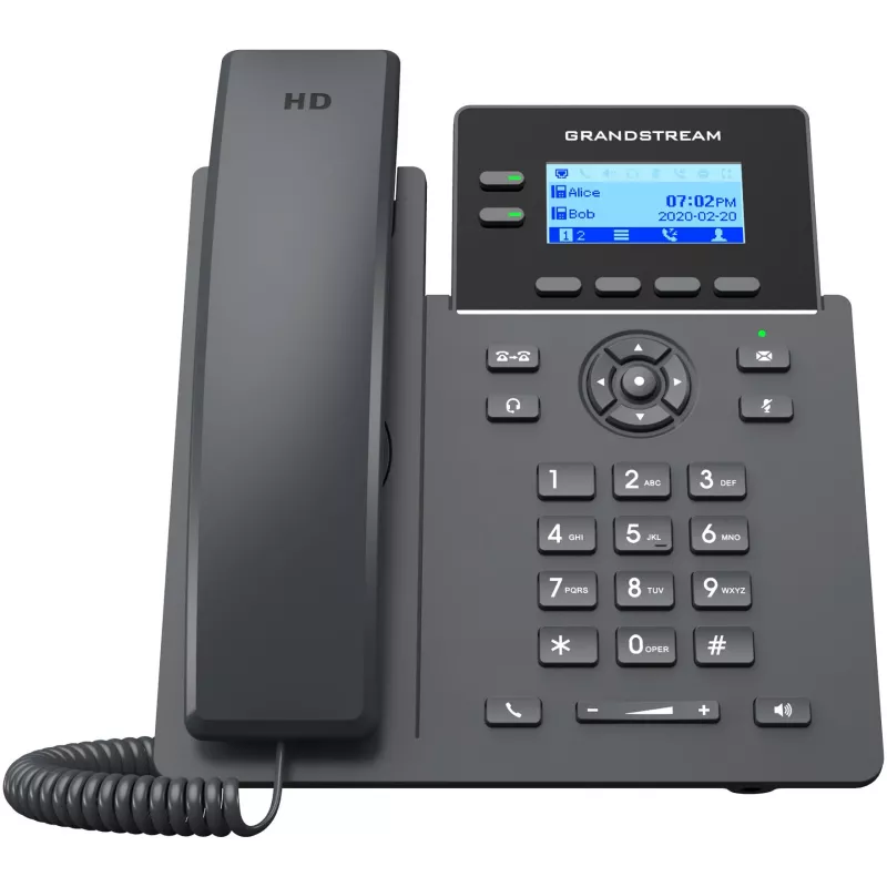 Telefone IP Grandstream GRP2602P Preto