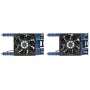 Kit de ventoinhas para HP Enterprise HPE ProLiant DL36X — unidade de ventoinha, 254×381×104,9 mm, azul/preto