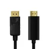 Adaptador de cabo de vídeo LogiLink CV0126 1 M DisplayPort HDMI Type-A (Stand