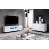Aparador Cama Sideboard 2D REJA branco brilhante/branco brilhante