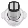 Picadora elétrica HEINRICH'S HMZ 8850, 500 W, taça 2 L, 4 lâminas, tecnopolímero, prateado