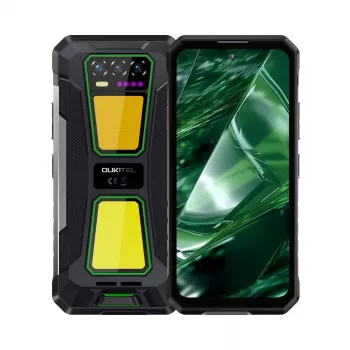Smartphone OukiTel WP58 Pro 5G 6,7 polegadas 8 GB RAM 512 GB 10000 mAh verde