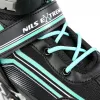 Patins 2IN1 Nils Extreme NH18190 PRETO/AZUL TAM. M (34-38) com patins de hóquei substituíveis
