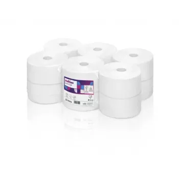 Rolo de papel higiénico Wepa TPCB2120, 120 m, 480 folhas, 9,2 x 25, pasta de celulose (12 unid.)