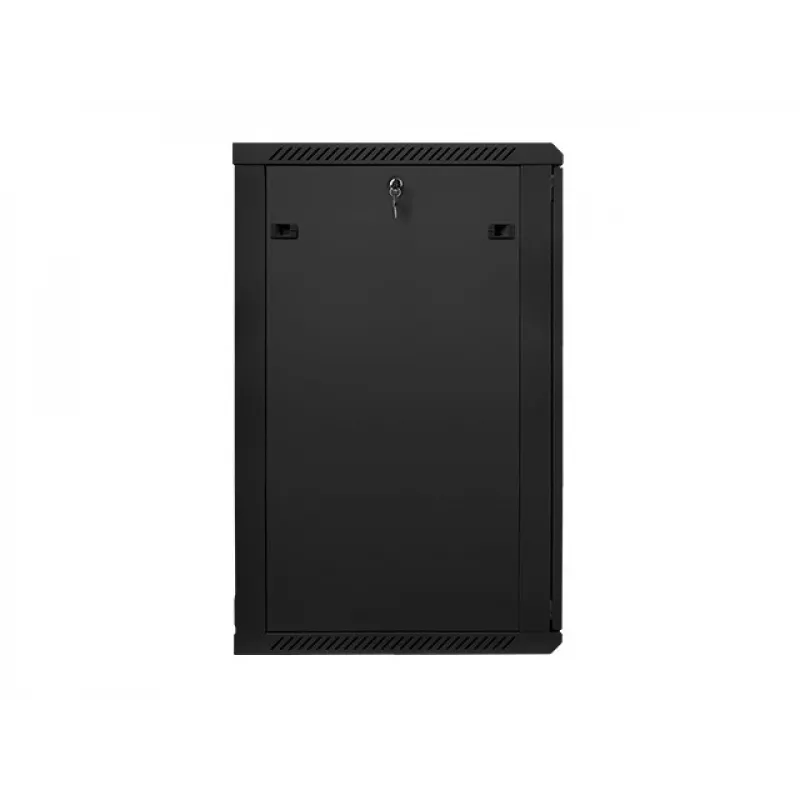Armário de instalação de parede Lanberg 19'' 22U 600x600mm preto (porta de vidro)