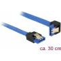 Cabo SATA DeLOCK 85090 preto azul