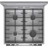 Gorenje GKS6C71XF Fogão independente com forno prateado