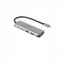 Hub USB Type-C DICOTA D32061 10000 Mbit/s Prateado