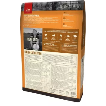 Orijen Cat & Kitten comida seca para gatos Frango, Peixe, Peru 340 g