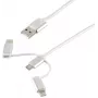 Cabo USB ShiverPeaks BS14-50067 1m USB A Micro-USB B branco