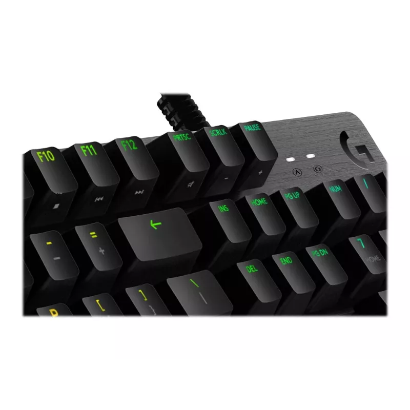 Logitech Gaming G512 - Teclado - retroiluminação - USB - QWERTY - Espanhol - Interruptores: GX Brown Tactile - Carvão
