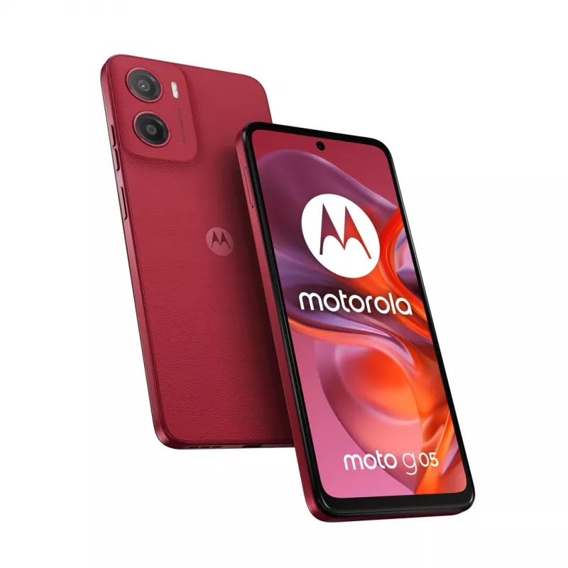Motorola moto g05 16,9 cm (6,67 polegadas) Dual SIM Android 15 4G USB Type-C 4 GB 256 GB 5200 mAh vermelho