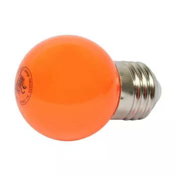 Synergy 21 LED Retrofit E27 lâmpada gota G45 laranja 1 Watt para fio de luzes