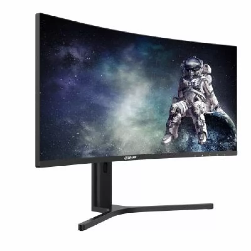 Monitor de computador DAHUA LM34-E330CA 86,4 cm (34 polegadas) UltraWide Quad HD 3440×1440 VA LCD 21:9 curvo, 1 ms, VESA, altura ajustável, preto