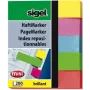 Etiquetas autoadesivas Sigel HN625 azul verde rosa vermelho amarelo