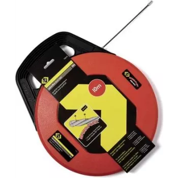 Fita métrica c.k tools SPIRA-Flex 10 m T5510 — lâmina de aço flexível, caixa compacta