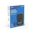 Headset in-ear TWS SAVIO TWS-12, Bluetooth 5.3, microfone integrado, preto