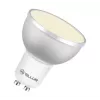 Lâmpada inteligente LED Tellur GU10 5W RGB regulável – casquilho GU10, 5 W, RGB, controlo inteligente