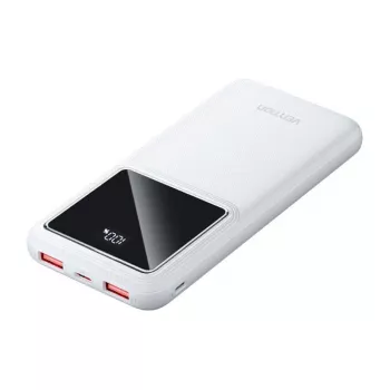 Power Bank USB 10000MAH 22,5W/USB branco FHKW0 Vention