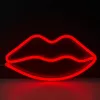 Luzes de néon MANTA SNL61RGB LIPS RGB letreiro decorativo com mudança de cor, modelo SNL61RGB