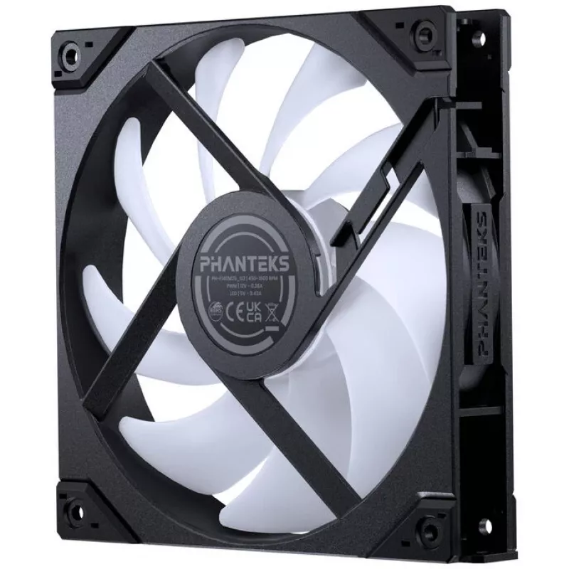 Ventoinha para caixa PHANTEKS 140mm M25G2-140 D-RGB Reverse Blade PWM PH-F140M25R_G2_DBK01
