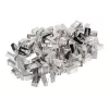 Conector de fio RJ-45 Lanberg PLS-5000 aço inoxidável - transparente (PLS-5000)